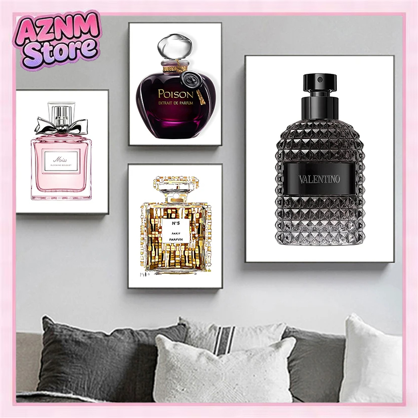 Room Spray Bottle - 1 szt. bezramowy minimalistyczny obraz na