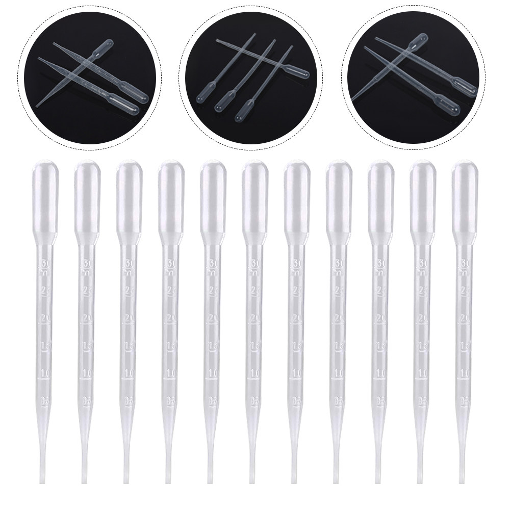 Essential Oil Blend - 300 sztuk plastikowych pipet o pojemności